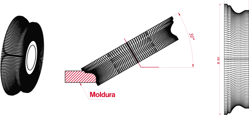 ESCOVA PARA PERFIS MOLDADOS