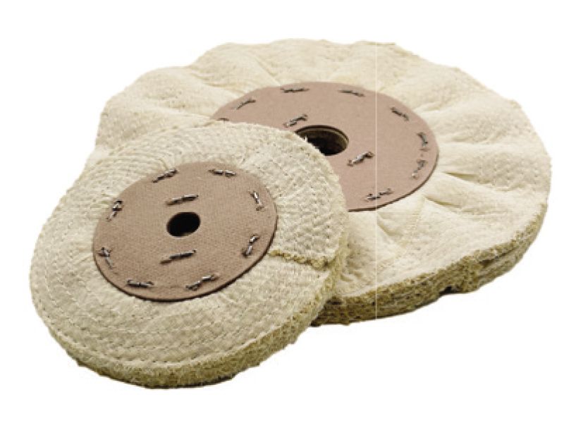 Roda de pano plissada, ventilada e resinada e roda de sisal